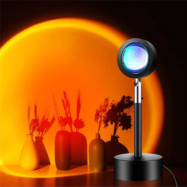 Sunset lampe med 4 farger - GlowSphere | Luvikno