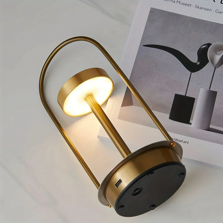 Luvikno | Trådlamperecharjbar LumiLight bordlampe - Elegant bærbar bordlampe for en raffinert atmosfære