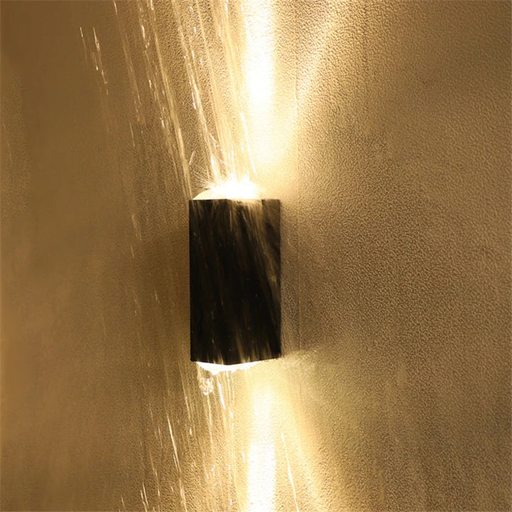 Luvikno | LED utendørs vegglampe Virelo Beam | IP65 vanntett | Aluminiumhus | For hage, terrasse og fasade | 85–265 V