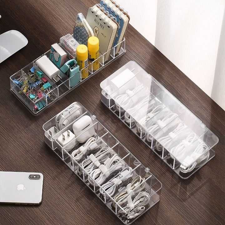 Transparent Kabel Organizer Boks | Luvikno