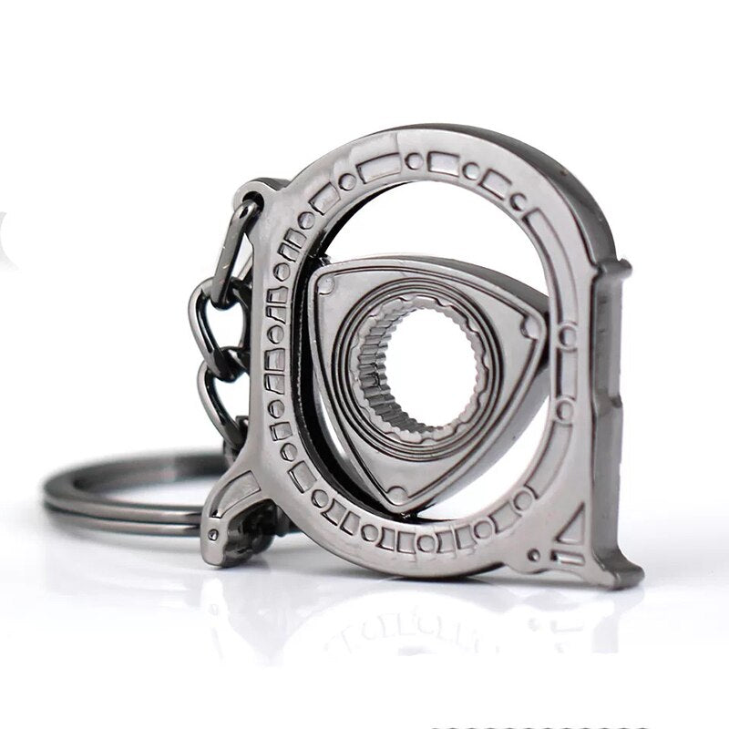 Spinning Rotor Metall Nøkkelring | Luvikno