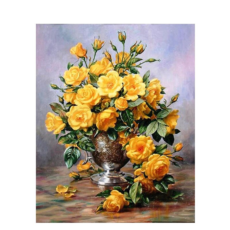 Luvikno | Blomsterportrett (Maler etter tall)