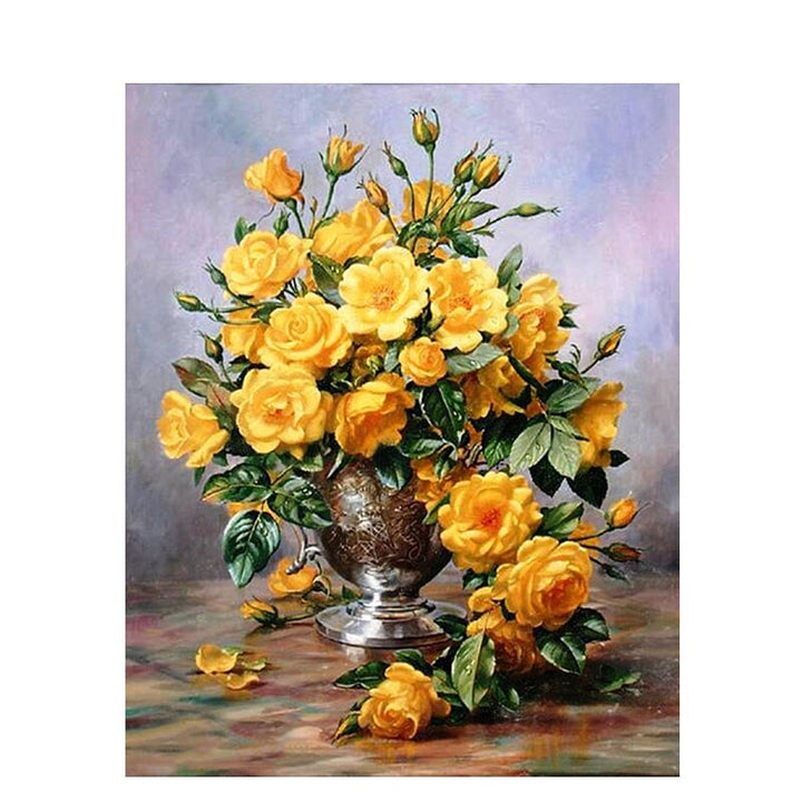 Luvikno | Blomsterportrett (Maler etter tall)
