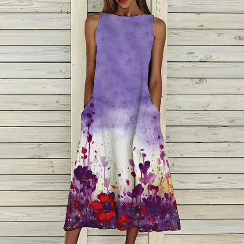 Luvik | Elegant mekko kukkakuviolla