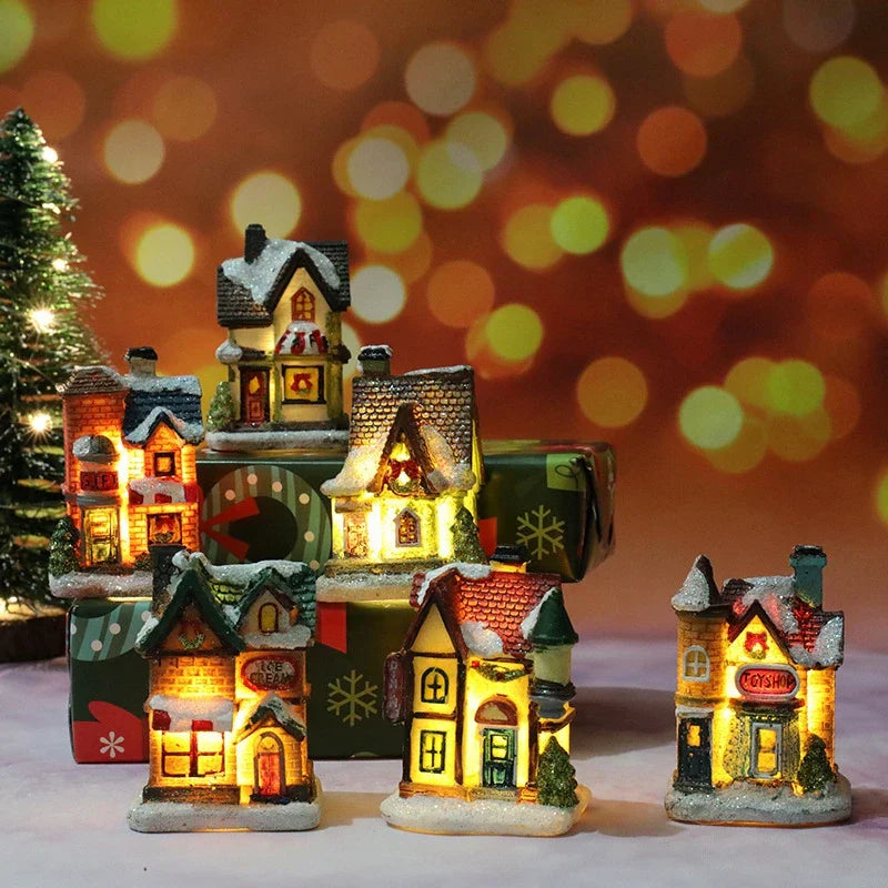 LED julebelysning hus – kreativ dekor for festlige anledninger | Luvikno