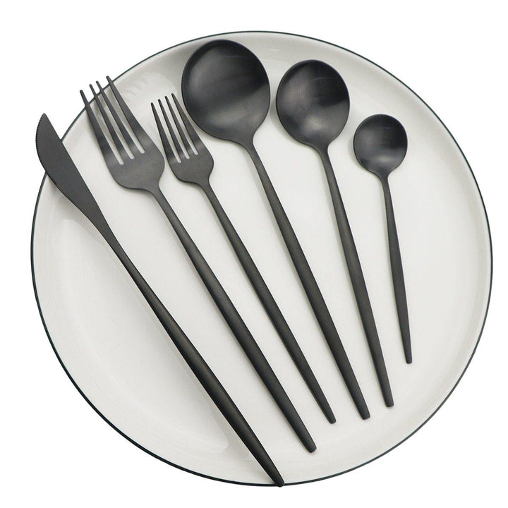 Luvikno | Minimalistisk Bestikk 36 Stykker I Rustfritt Stål: Eleganse Og Holdbarhet