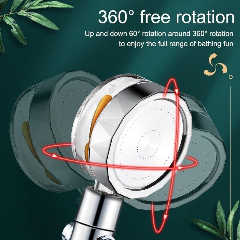 Luvikno | Vannbesparende 360° roterende høytrykksdusj