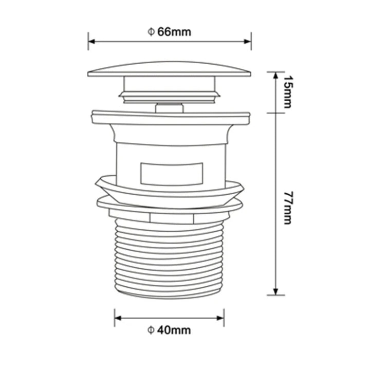 Bagnolux Rose Gold Sink Drain Valve Luvikno