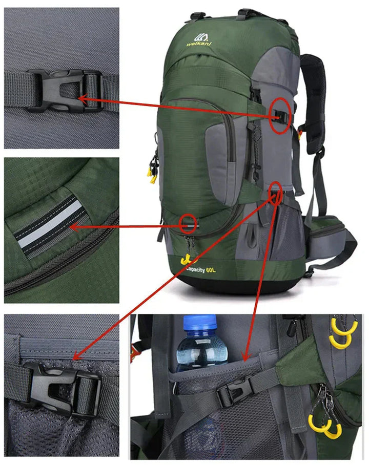 Luvikno | 60L Ryggsekk - Vanntett