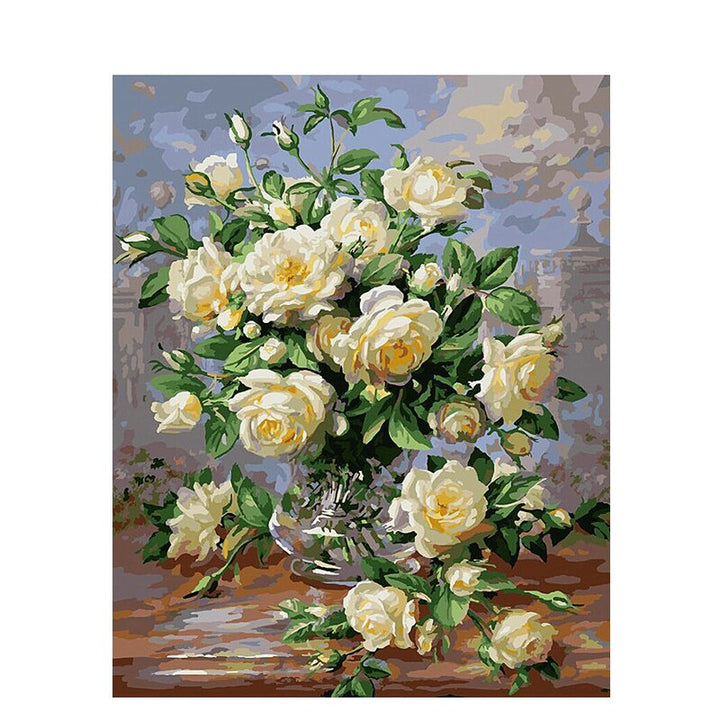 Luvikno | Blomsterportrett (Maler etter tall)