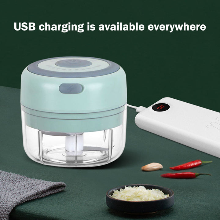 Mini Elektrisk Hvitløkshakker 100mL | Luvikno