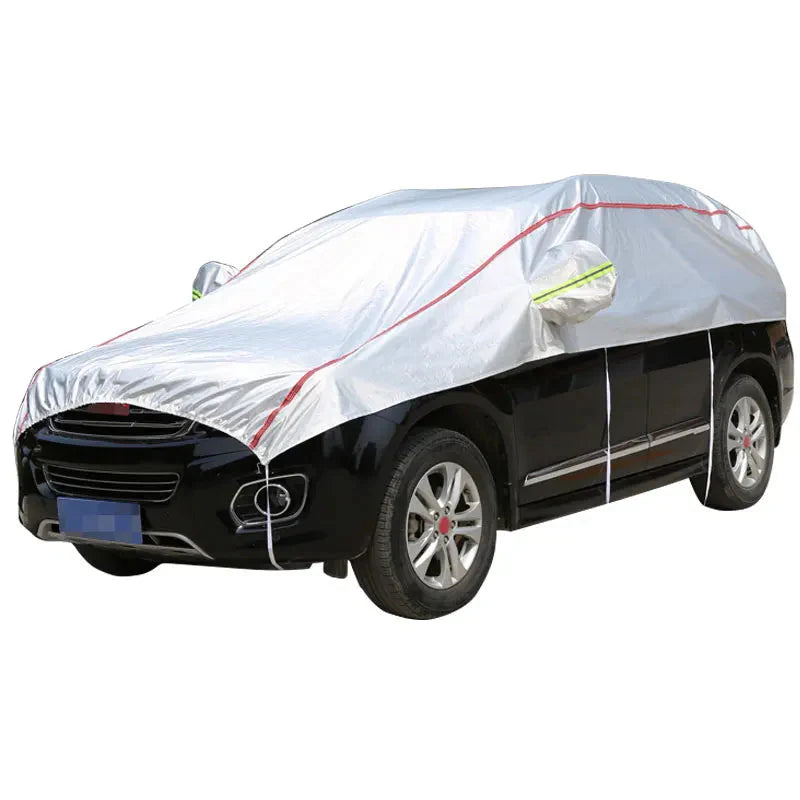 Luvikno | AutoVioro Vanntett Biltrekk | UV & Varmebeskyttelse | Vindbestandig & Tyverisikret | Nano-Oxford Stoff