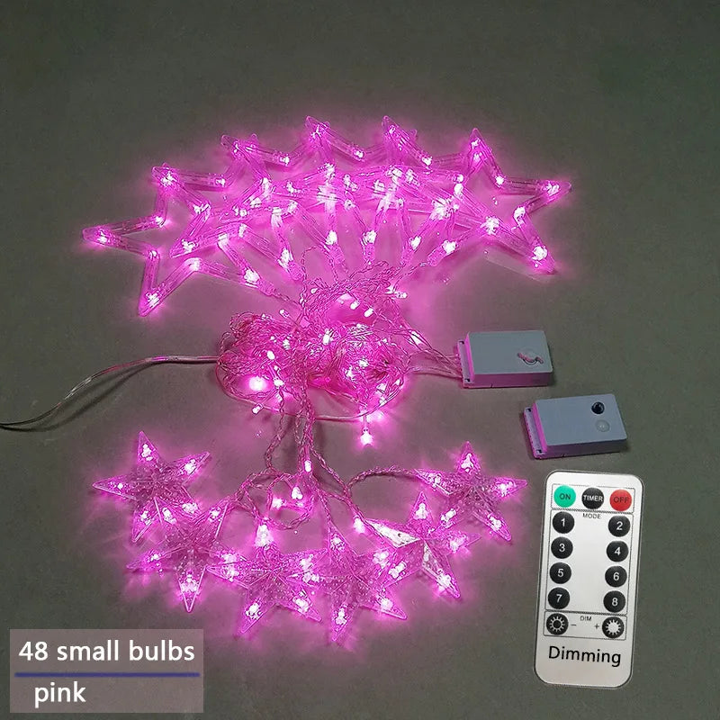 LED Star Garland - StarryGlow | Luvikno