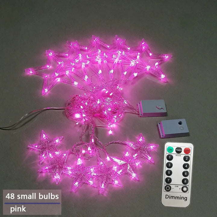 LED Star Garland - StarryGlow | Luvikno