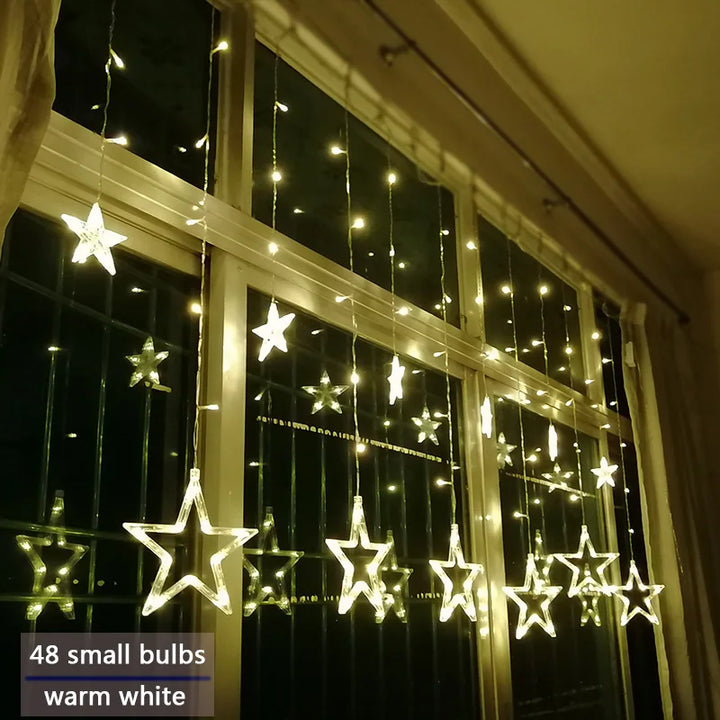 LED Star Garland - StarryGlow | Luvikno