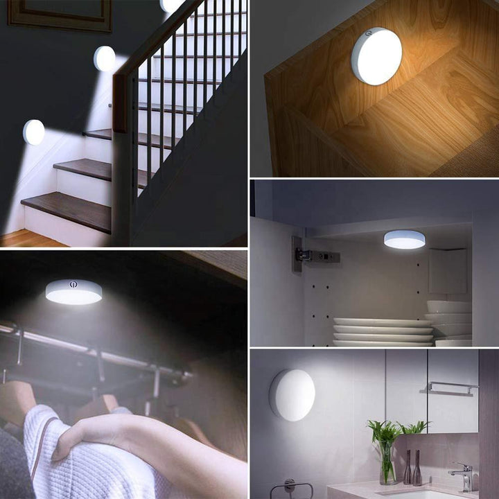 Bevegelsessensor Vegglampe LED Nattlampe Luvikno