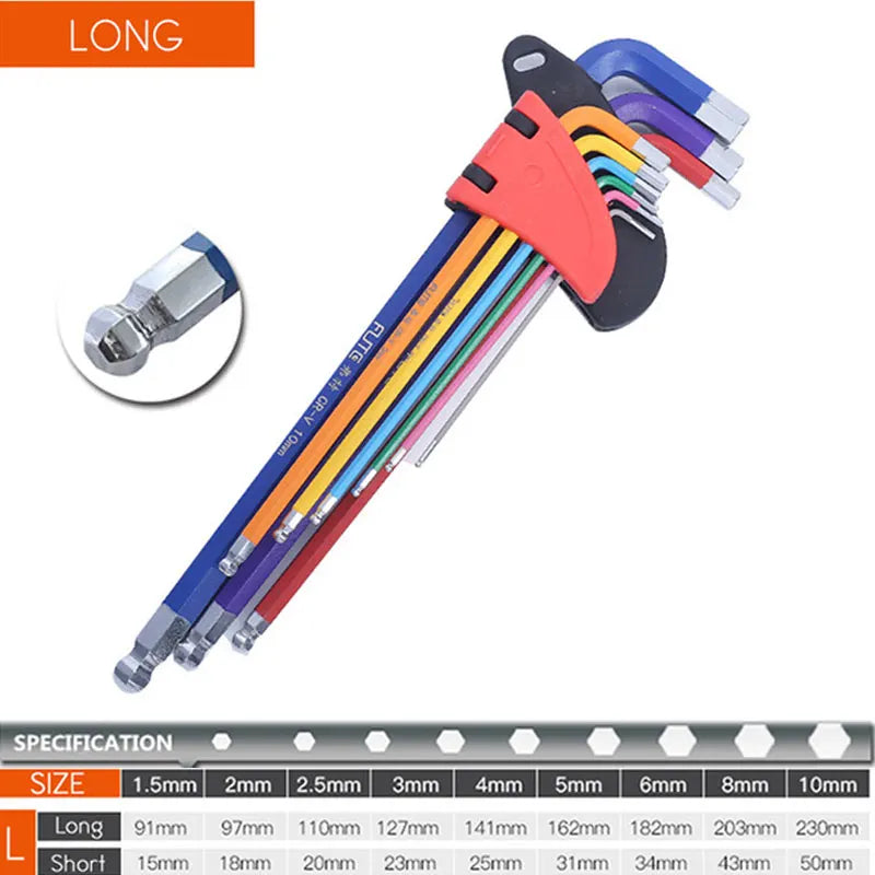 Allen Key Set 9-piece | Luvikno
