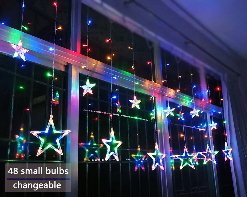 LED Star Garland - StarryGlow | Luvikno