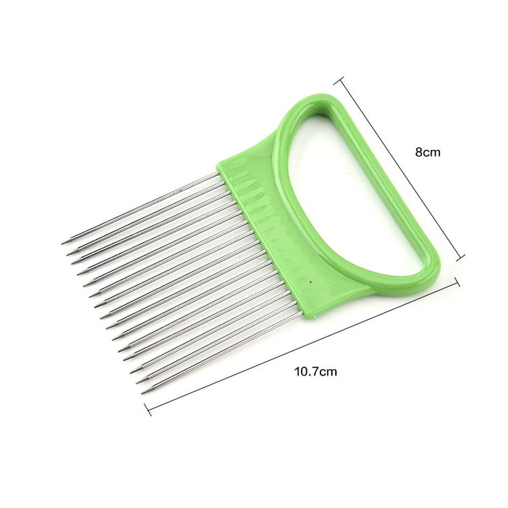 OnionMaster Cutter - Håndholdt Skiver for Kjøkken Luvikno