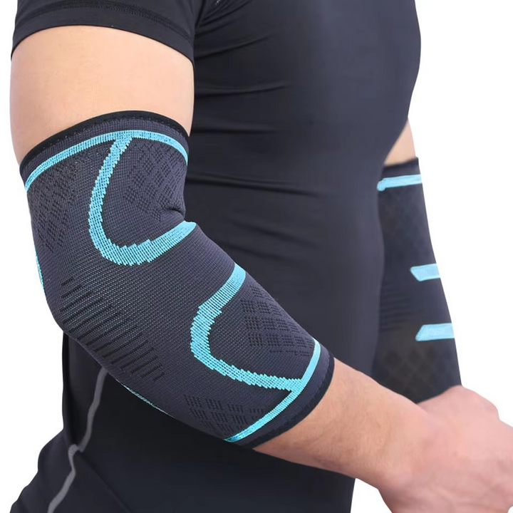 Justerbar elastisk albue støtte sleeve for sport og fitness Luvikno