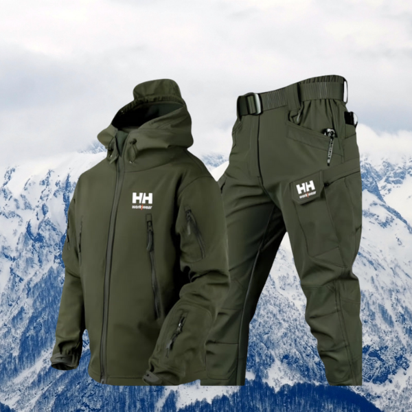 Luvik | Lämmin takki ja housut setti vetoketjulla ja taskuilla