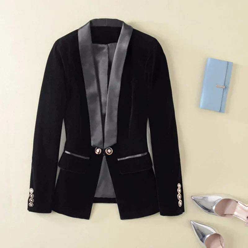 Luvik | Sammetvelour blazer