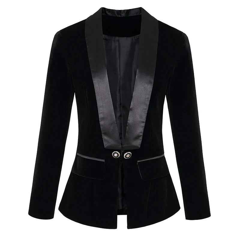 Luvik | Sammetvelour blazer