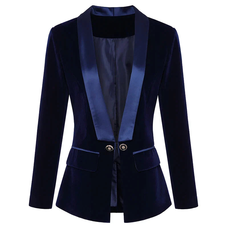 Luvik | Sammetvelour blazer