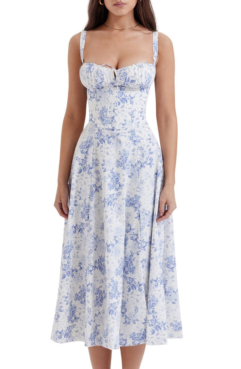 Luvik | Kukallinen Bustier-mekko