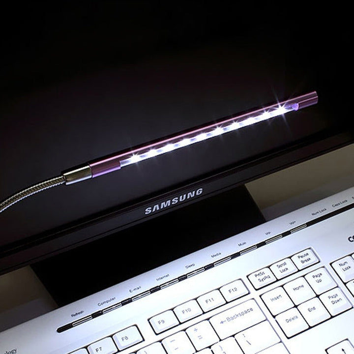 Luvikno | LumoBeam Fleksibel LED Tastaturlys for Skrivebord eller Laptop