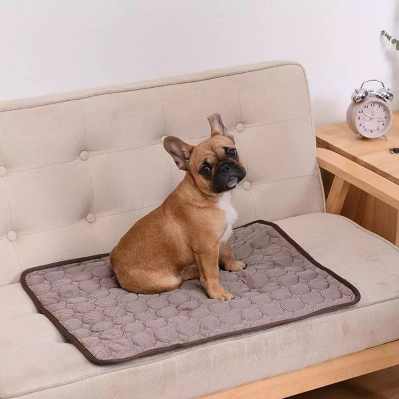 Sommerkjøling hundematte: Pustende pute for hunder og katter - Vaskbar kjæledyrteppe for små, mellomstore og store hunder, ideell for biler | Luvikno