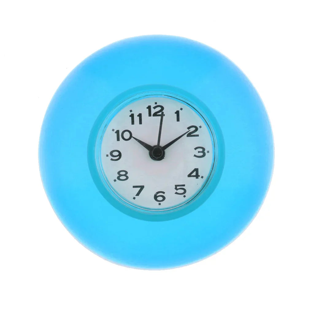 WaterProofClock – Kompakt Sugekopp Klokke for Bad Luvikno