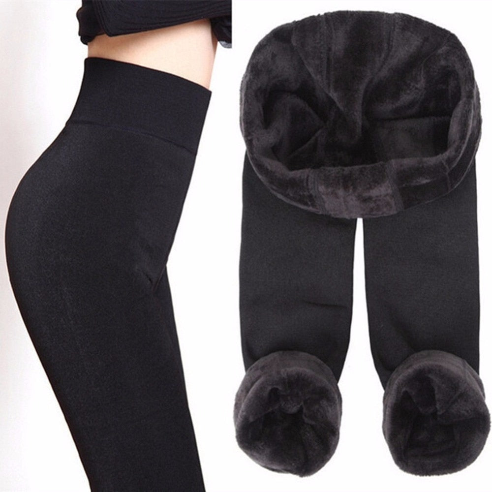 Luvik - Varme, tykke vinter leggings | 2-pakning