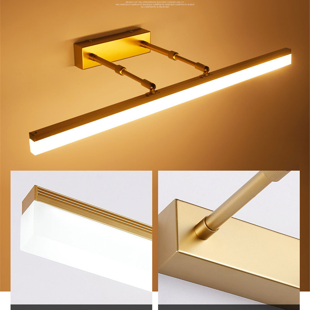 AquaGlow Vanntett LED Speil Lampe Luvikno
