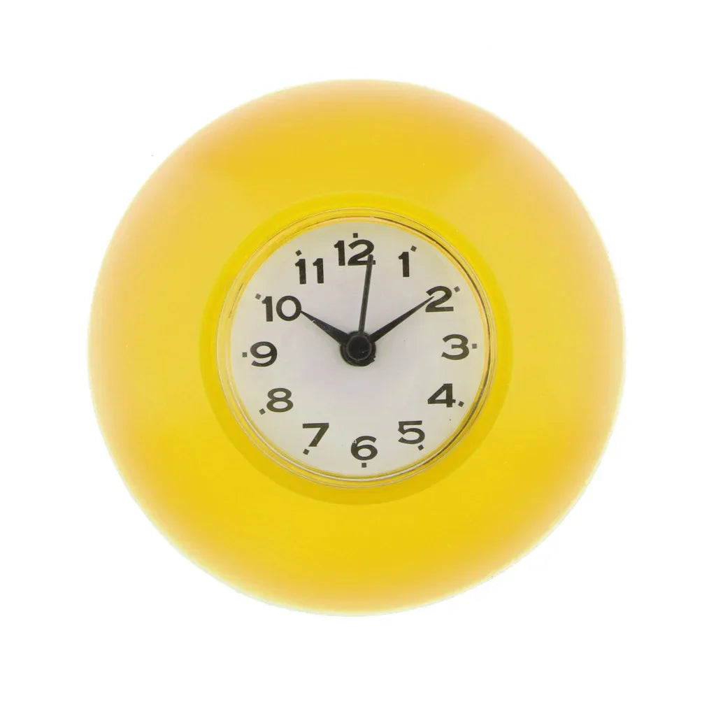 WaterProofClock – Kompakt Sugekopp Klokke for Bad Luvikno