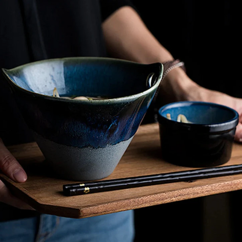 Artisan keramisk suppebolle Luvikno