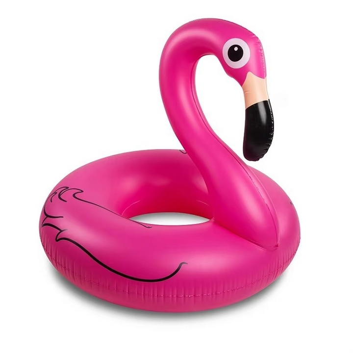 Pink Flamingo Oppblåsbar Bassengflåte Luvikno