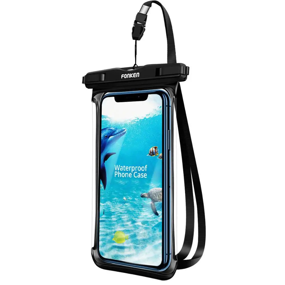 Luvikno | Vanntett Smartphone Etui DryVault | Full View Design | Side Tilgang | Med Bærebelte