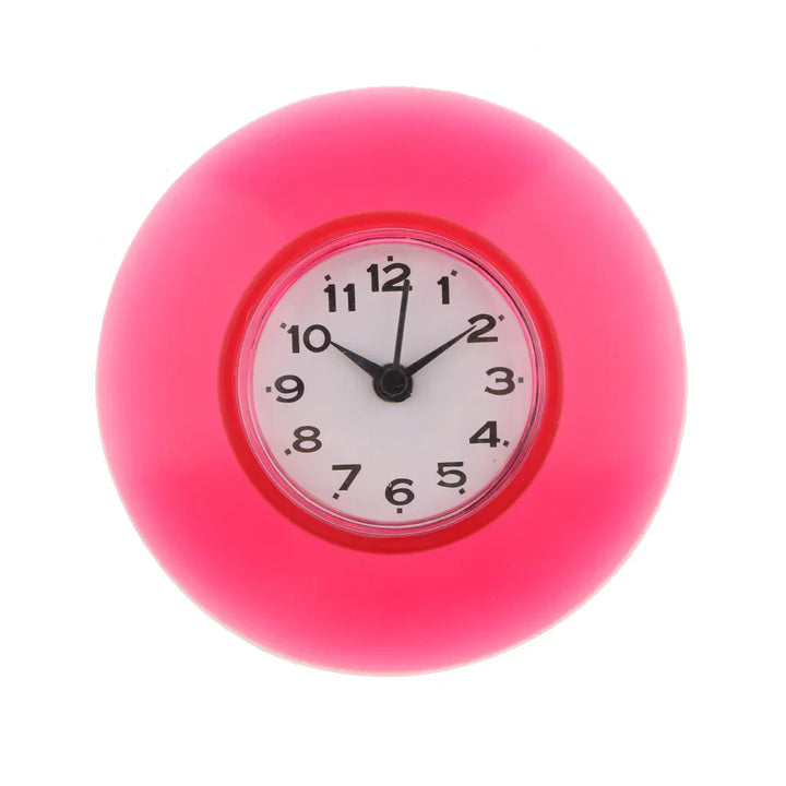 WaterProofClock – Kompakt Sugekopp Klokke for Bad Luvikno