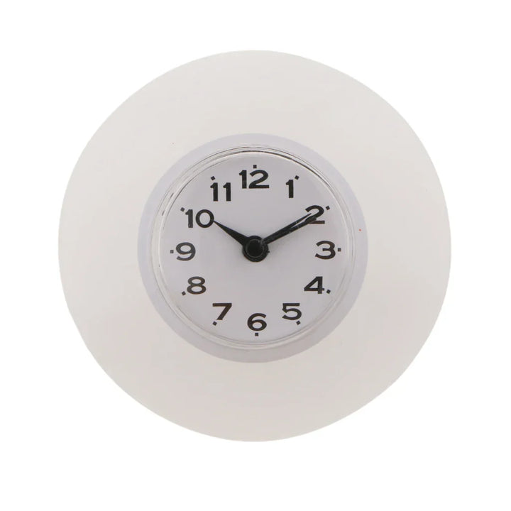 WaterProofClock – Kompakt Sugekopp Klokke for Bad Luvikno
