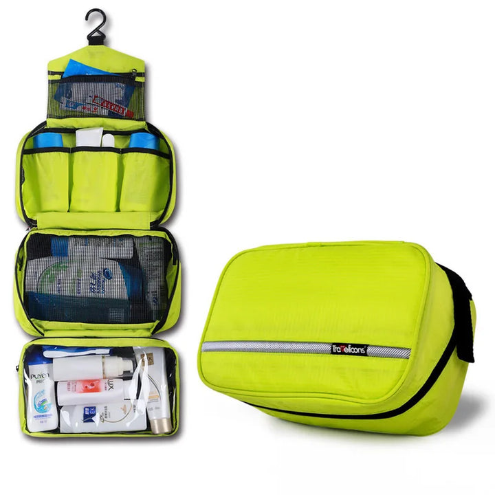 Luvikno | Travelior MaxPack Stor Vanntett Toalettrøreposer for Menn og Kvinner med Romslig Oppbevaring