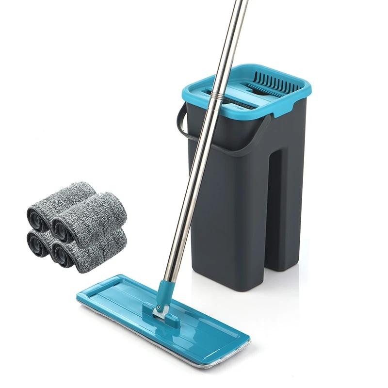 Luvikno | Magic Mop – Inkluderer 4 puter, 360° roterbar og vaskbar