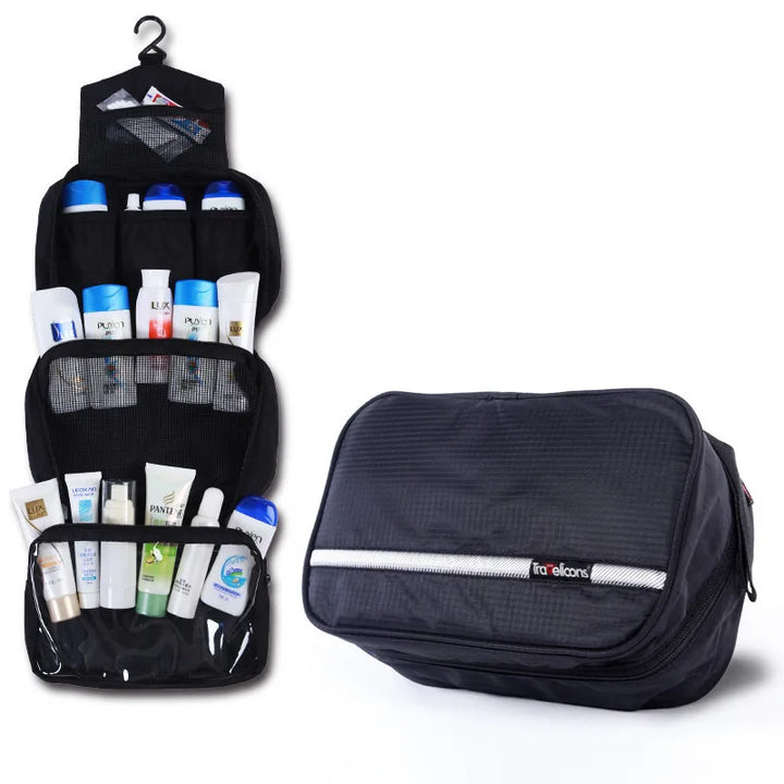 Luvikno | Travelior MaxPack Stor Vanntett Toalettrøreposer for Menn og Kvinner med Romslig Oppbevaring