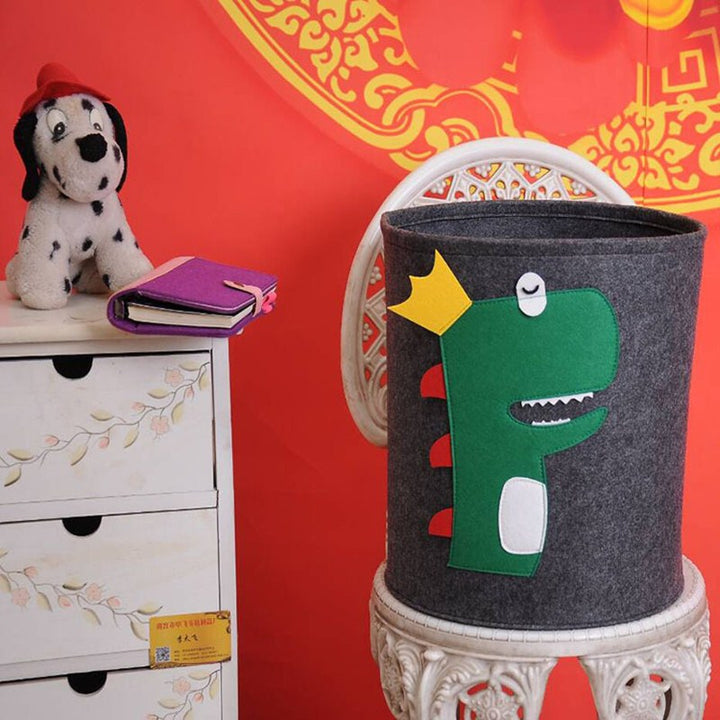 Safari Animals Sammenleggbar Barnes Leketøys Vasker Organizer Kurv | Luvikno