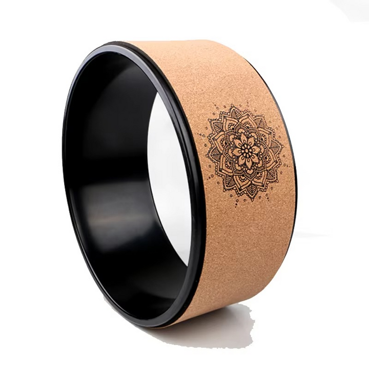 Premium Tre Yoga Hjul for Rygstretching og Fullkroppsbalanstrening Luvikno