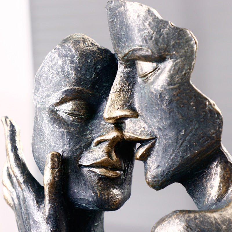ArtEnsemble – Elegant Skulptur av Sammenkobling Luvikno