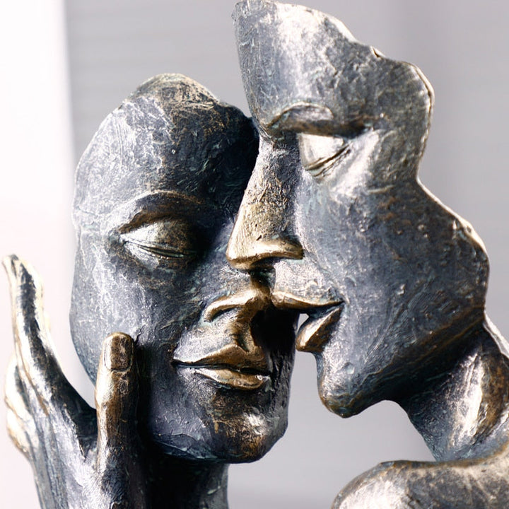 ArtEnsemble – Elegant Skulptur av Sammenkobling Luvikno