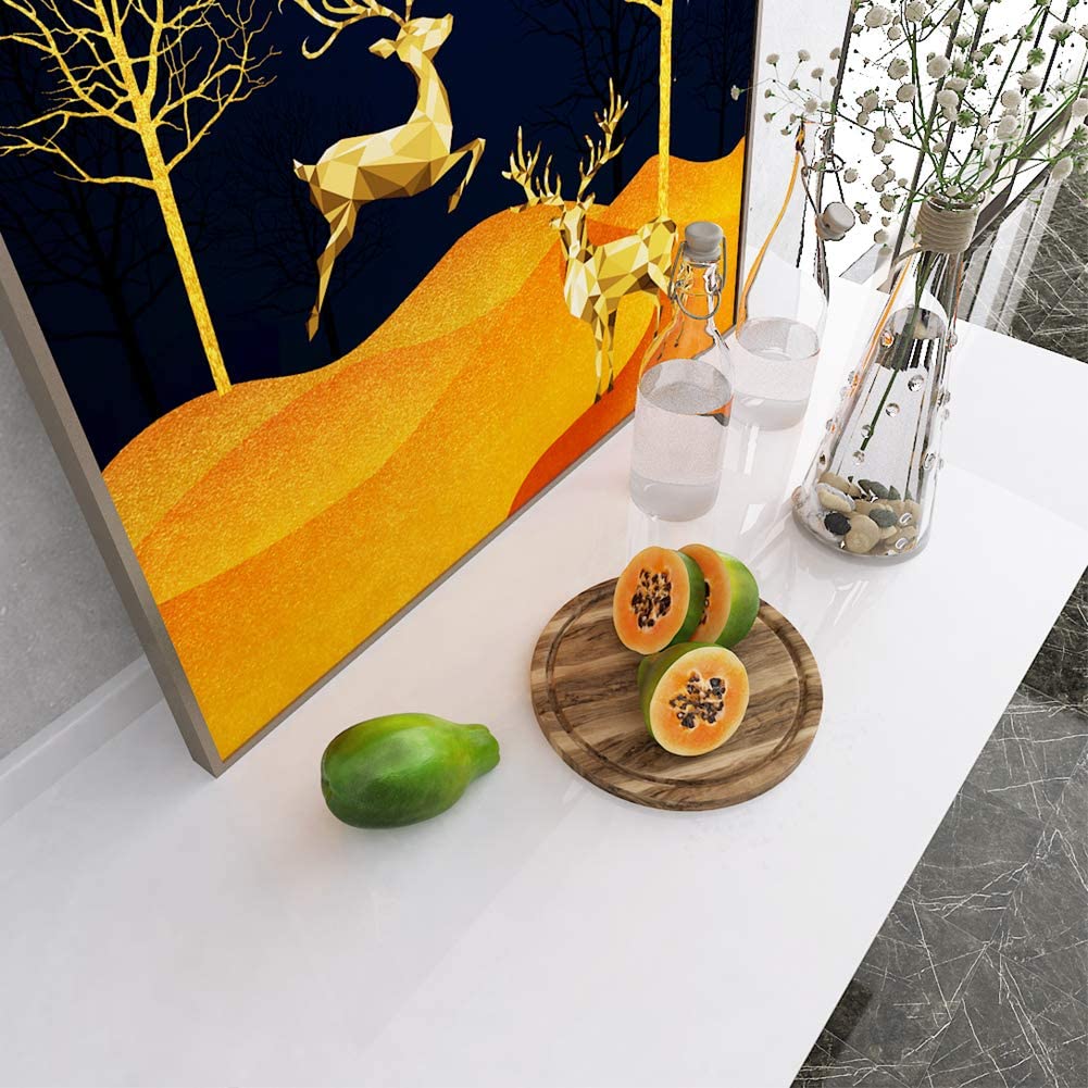Glossy Selvklebende Vanntett Benkeplate Film Rull | Luvikno