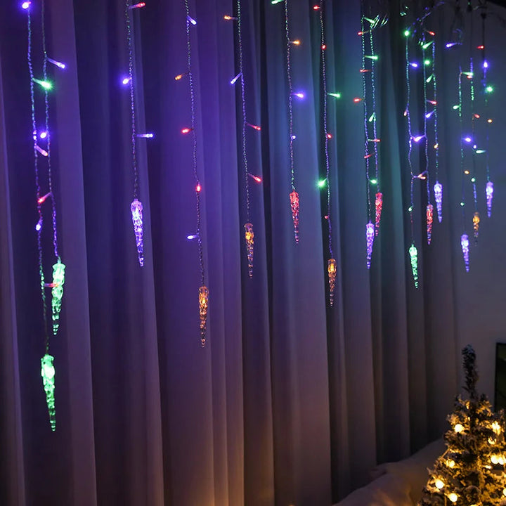 Snowlit - LED Lysgardin for Utendørs Luvikno