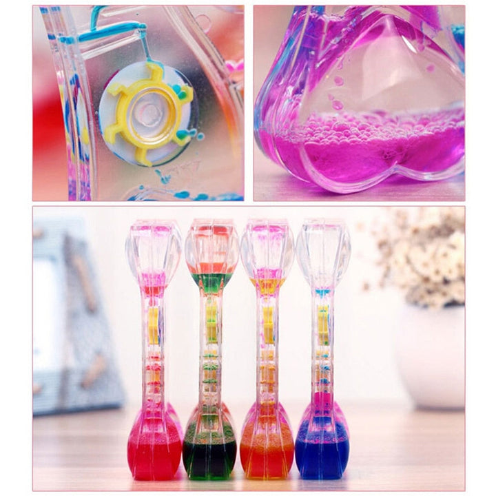 Dobbelt flytende hjerter timeglass | Luvikno
